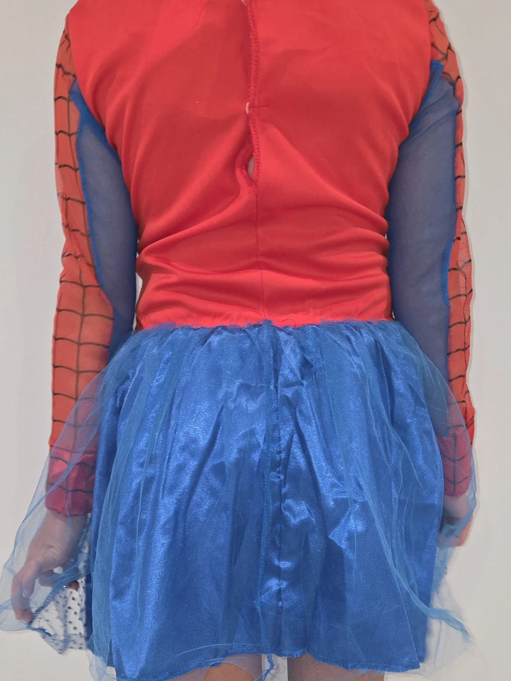 Girls' Red & Blue Spider Costume Dress